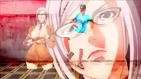 Otaku Anime Babe Dances Seductively to Prison Soundtrack With Monster Dick Action