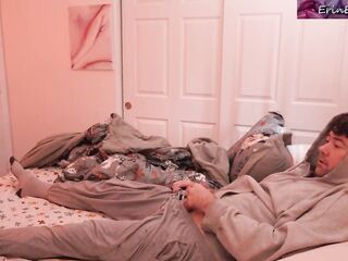 Stepmom gets Stepson up and going in the morning