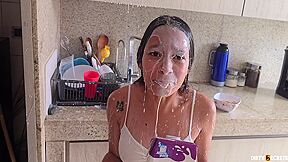 I Fuck My Stepsister While My Stepfather Arrives And Catches Me Coming On Top Of Her