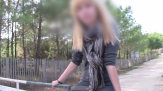 19-year-old exposes her freshly shaved little pussy