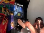 KingFame stroking on Arcade Game