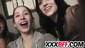 Sapphic girls have a pajama fest