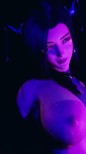 Beauty chick at bar -  3D Hentai 236   Clip 1