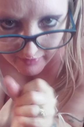 Stepsis Taboo Blowjob Glasses Cumshot