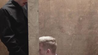 Hot Seminary Student Gives Blow Job to His Superior in Confessional Booth