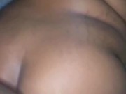 POV Curvy Ebony Taking Hair Pulling BackShots