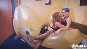 Q796 Stashia and Mariette passionately ride and pop two RX lloDs - 480p