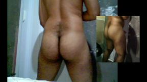 bear ass anal jerk masturbate