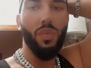 PRINCE CHARMING WITH THE MOST BEAUTIFUL ADDICTIVE DIVINE BEATY MUSCULAR BODY AND HUGE MASSIVE COCK