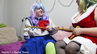 Merry Christmas with krampus and an amputated kawaii otaku!