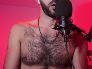 Hairy Guy Gives You Relaxing Spit Painting - ASMR (Male Mouth Sounds, Personal Attention)