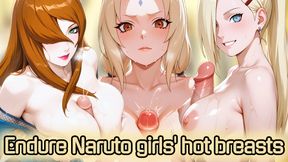 Pass through a tough Naruto girls&#039; breasts examination (JOI)