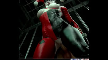 Big Breast Harley Quinn Gets Her Tight Bald Pussy Fucked In Gotham