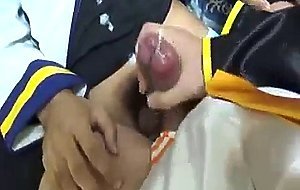 2 Japanese Traps rubbing cock