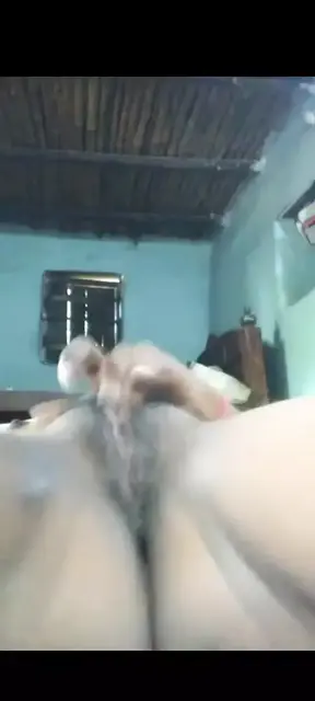 Girlfriend  showing her pussy