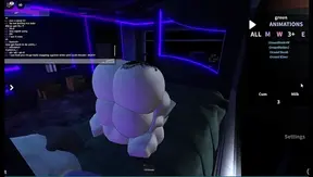 Plump Petite twink flaunts thick curves in steamy Roblox fantasy roleplay – 18+