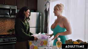 ADULT TIME - Slutty MILFs Penny Barber & Ryan Keely Have GROUP SEX WITH To Celebrate BDAY!