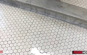 Naughty Asian Annie Cruz gets a mouthful of pee