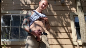 Extra Big Dicks: Hairy Stud Christian in Solo Action