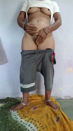 My young stepsister is in the room with her big boobs pressed in her pussy and is desperate to fuck her ass   Clip 1