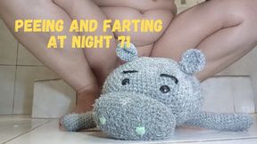 Peeing and farting at night 71