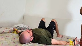 Face sitting 40 min, part 1, by Veronica Lins, Pietra Hunter and Slave, FULL HD