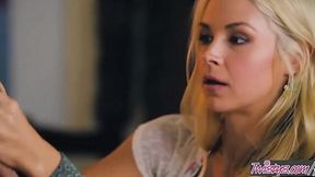 Lesbian Milfs Jojo Kiss and Sarah Vandella Get It On in Petite Skinny Romp