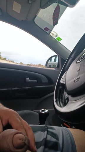 Straw in car