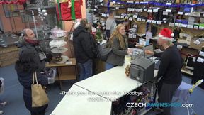 The busty blonde comes back for a very private deal (CzechPawnShop)