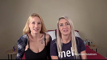 Desperate Amateurs Alex Misty and Misty Meaner get their big tits and tight milf pussies banged hard