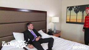 TWINKPOP - A Lucky Hotel Guest Enjoys A Steamy Three Way With Two Gorgeous Young Bellhops