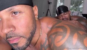 breeding daddy trey with slow passionate strokes