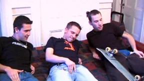 ”JC, Chase & Kent Suck Meat”