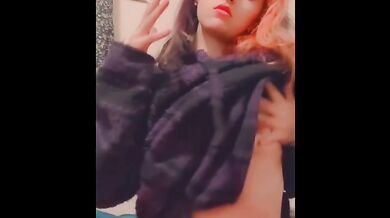 Smoking and fucking myself