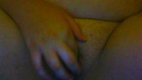 Chubby bitch exposed and masturbated her meaty hungry wet pussy