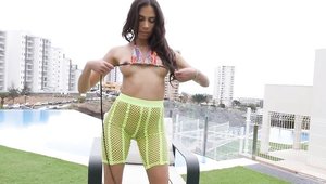 Exotic 4K - Shaved brunette Baby Nicols closeup ass fucking HD