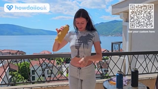 [4K] Dry vs Wet: Soaking My Tits for Science (and Summer Swims)