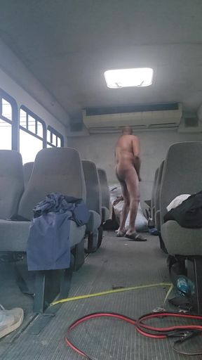 Spectacular moment from &quot;Offsite nutt mini bus&quot;