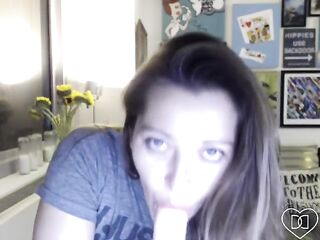 DaniDaniels(dot)com - Really Hot Dirty Talk POV With Dildo BJ