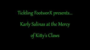 Karly Salinas at the Mercy of Kittys Claws