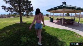 Playing At The Park Gets Alina Voss Hungry For Cock
