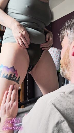 Panty Pissing Wank off