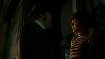 Police captain threatens beautiful blonde investigator with fuck her in dark alley in doggystyle