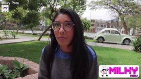 You Have a Huge Penis, I Don't Think It Will Fit! I Fuck a Horny College Girl in My Apartment