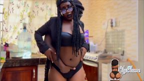 Curvy Ebony and Goth Beauty's Steamy Outfit Try-On Leads to Unexpected Passion