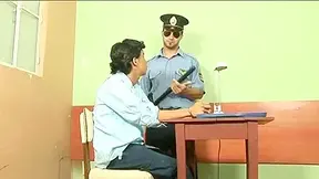 Old Gay Officer Gets Access To Sweet Boyish Ass