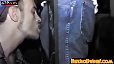 VINTAGE RETRO - Old School Gay Men Fucking in Bathroom With Facial Closeup