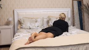 Amateur Blonde Mature Wife Sex in Dress