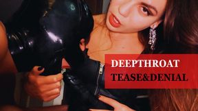 Goddess & Masked Slave: Tease & Total Throat Surrender