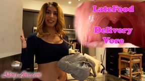Alena Late Food Delivery Vore - Full Size Vore And Belly Sounds[HD]
